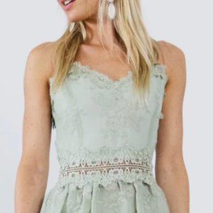 The Dahlia Dress in Sage - V. Chapman